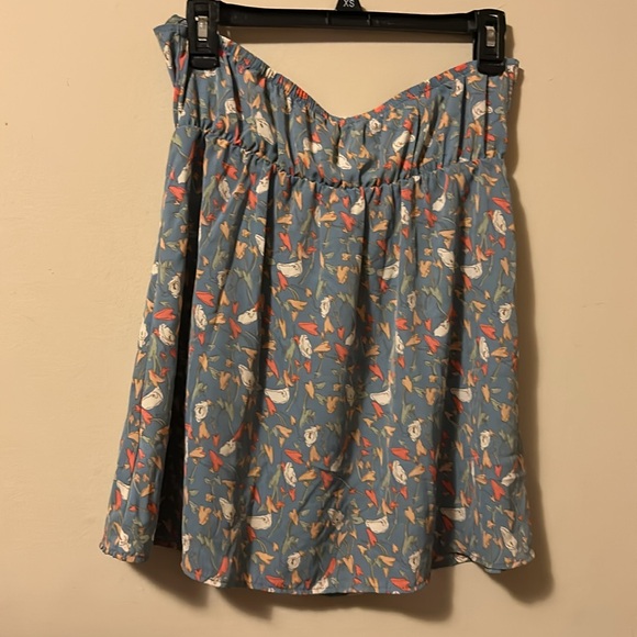 Perfectly Priscilla Blue & Orange Blouse Size S - Picture 5 of 15